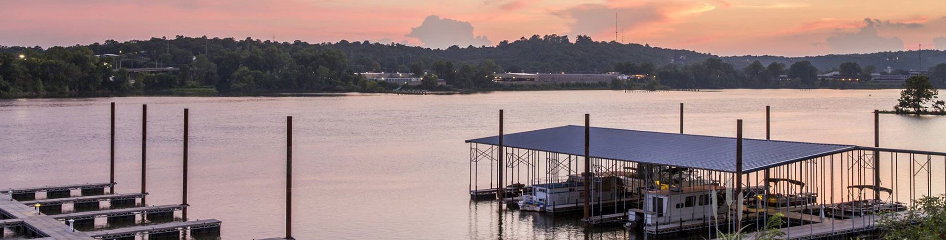 Sunset over Rockwater Marina
